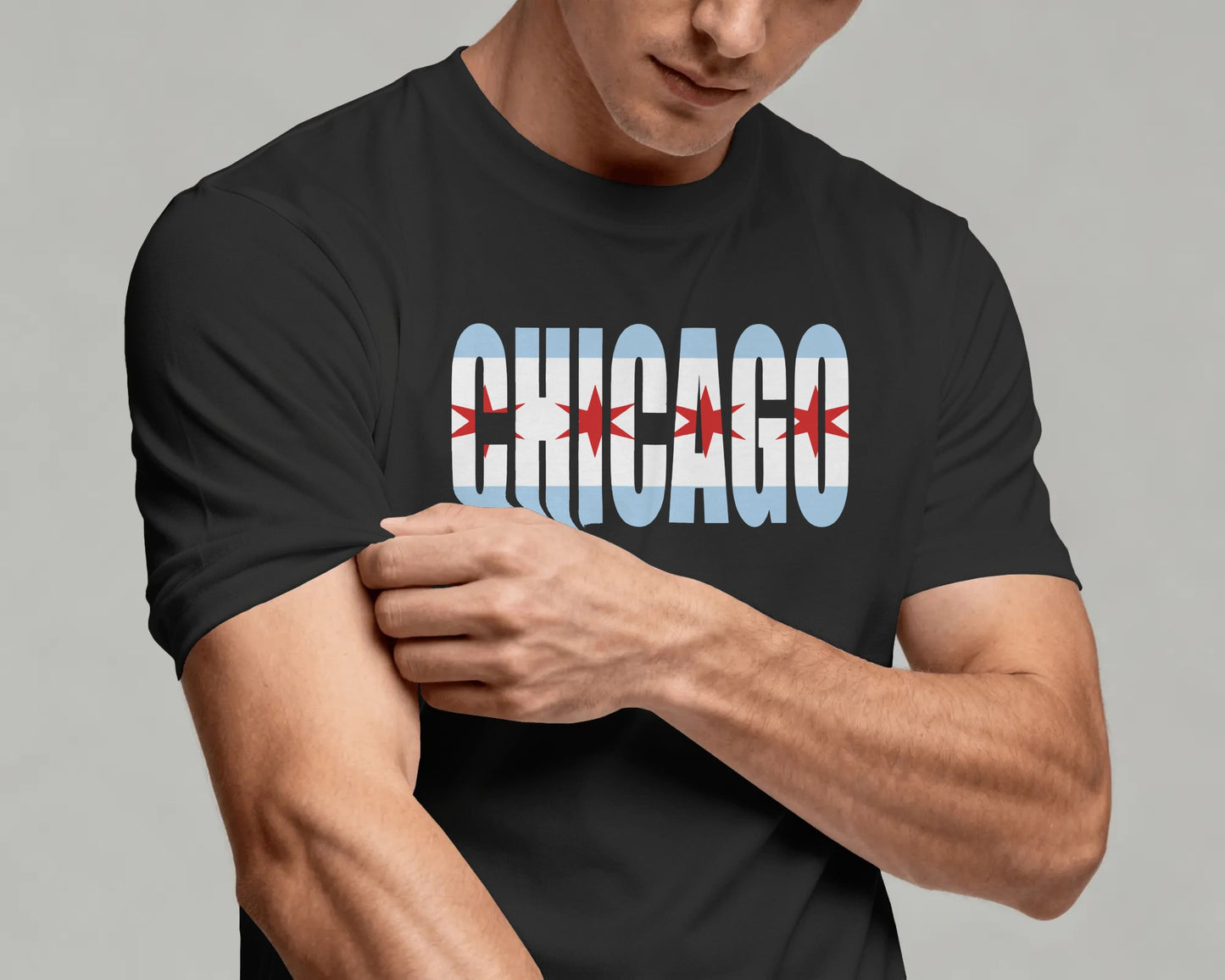 Chicago Flag Graphic T-Shirt
